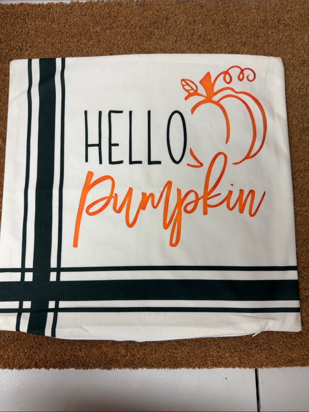 Set a four 18 x 18 fall/harvest themed pillow cover covers